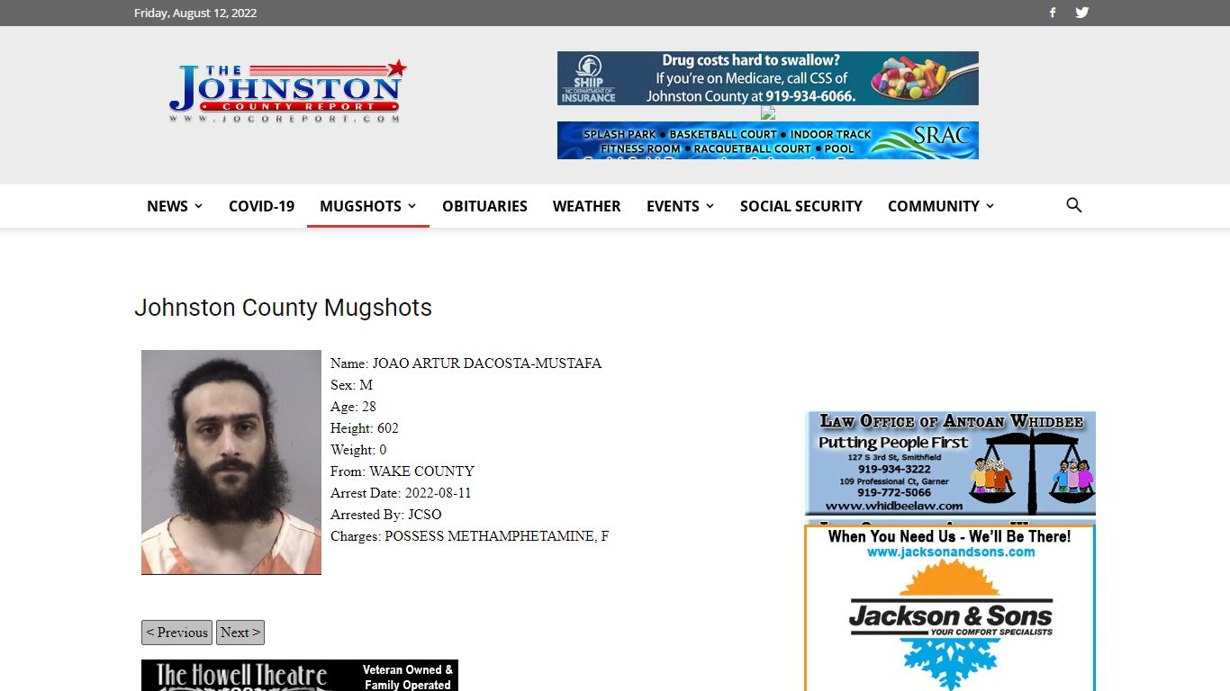 Mugshots - JoCo Report